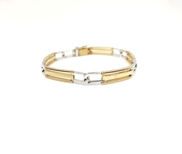 Pulsera de Oro 18k bicolor 010200551 - Imagen 3