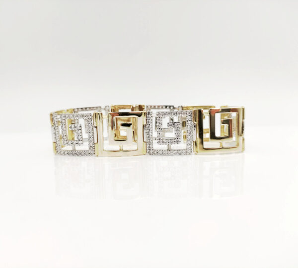 Pulsera de Oro 18 k bicolor - Imagen 4