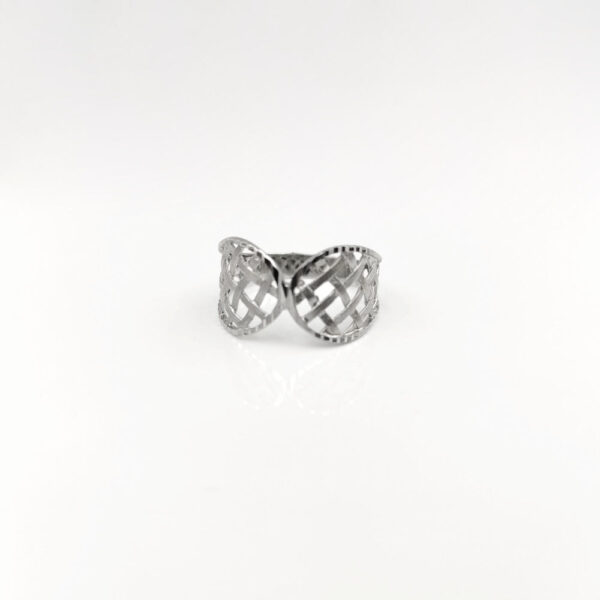 Sortija Filigrana Oro blanco 18k
