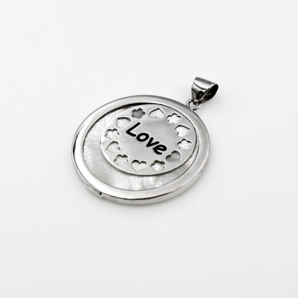 Colgante del Amor Love en Plata Lay 925 Rodiada - Imagen 5