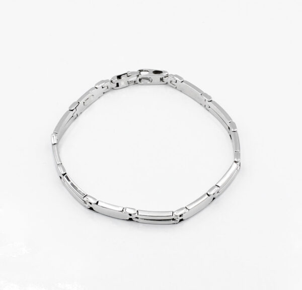 Pulsera Oro blanco para hombre y mujer - Imagen 4