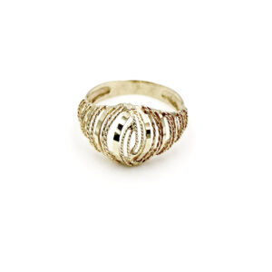 Sortija de Filigrana en Oro 18 k calada