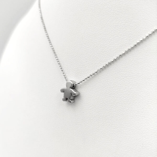 Gargantilla Figura niño Plata ley 925