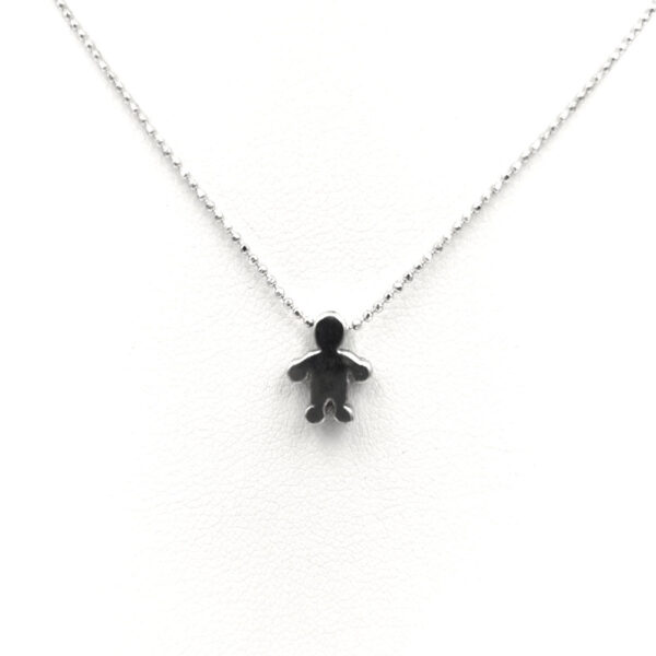 Gargantilla Figura niño Plata ley 925