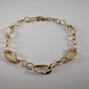 Pulsera Eslabones en Oro 18 k