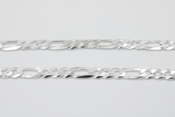Cadena Fígaro Plata de Ley 925. 60 cm - Imagen 5