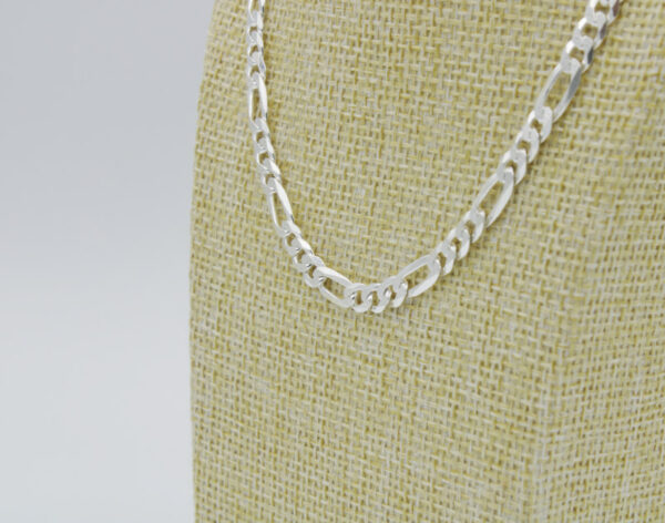 Cadena Fígaro Plata de Ley 925. 60 cm - Imagen 3