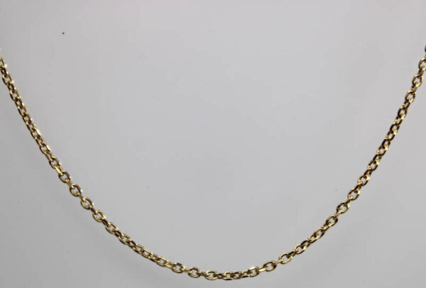 Cadena de Oro 18K 50cm modelo forzada - Imagen 3