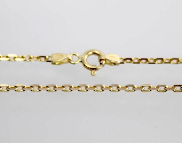 Cadena de Oro 18K 50cm modelo forzada - Imagen 2