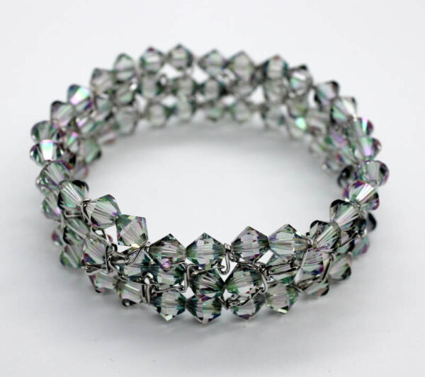 Pulsera en Plata Ley con piedras Cristal Swarovski - Imagen 3