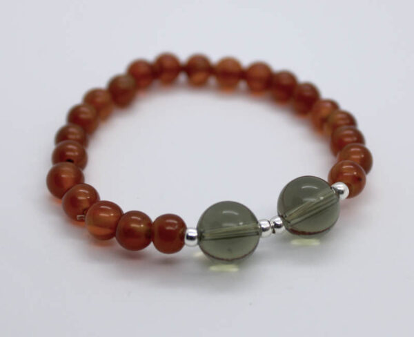 Pulsera de Plata Cornalina - Imagen 2