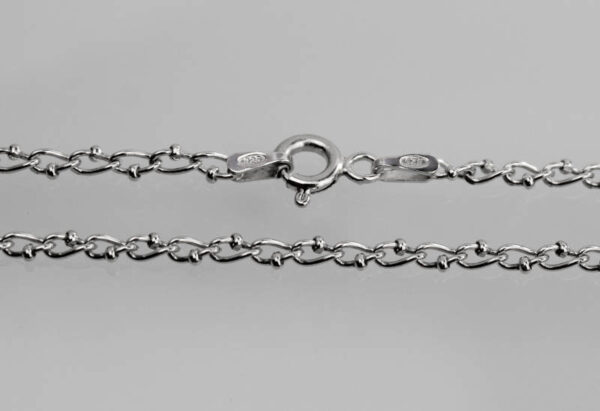 Cadena de diseño en Plata de Ley 925 .45cm - Imagen 3