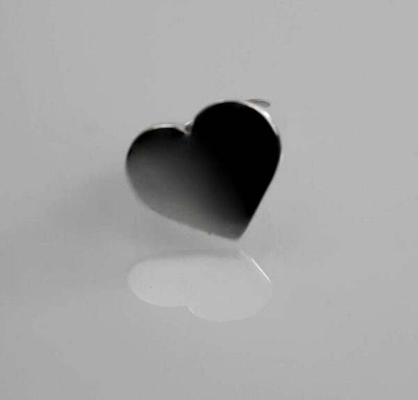 Sortija Corazón modelo Sello en Plata ley 925 - Imagen 2