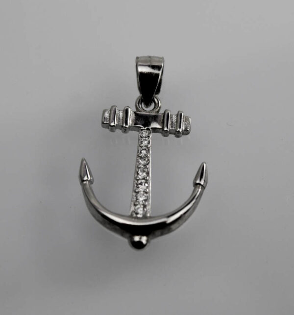 Colgante de Plata Ancla - Imagen 2