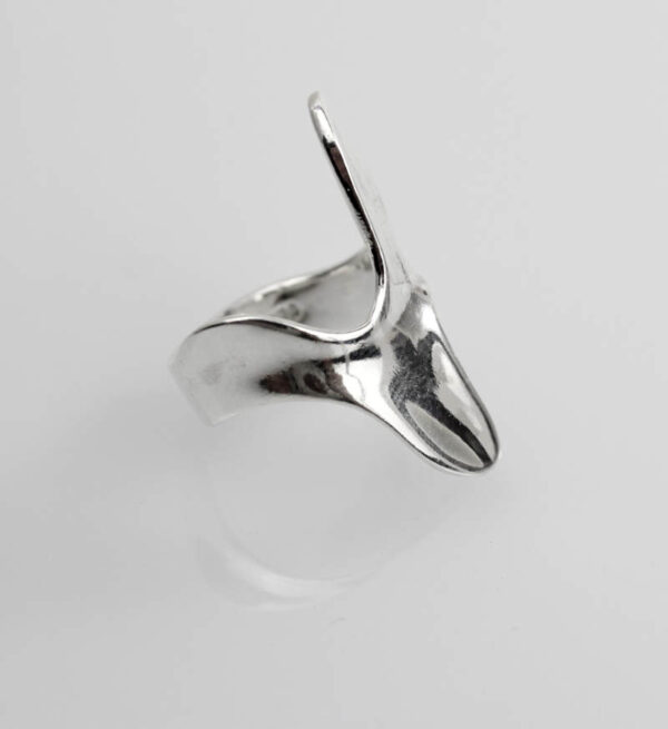 Sortija Forma Irregular en Plata Ley 925
