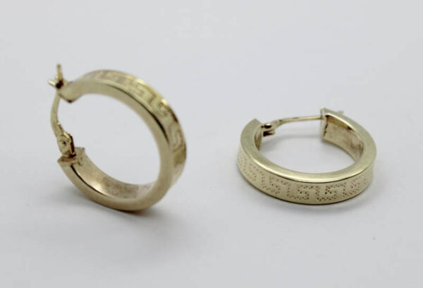 Pendientes de Oro Argollas - Imagen 2