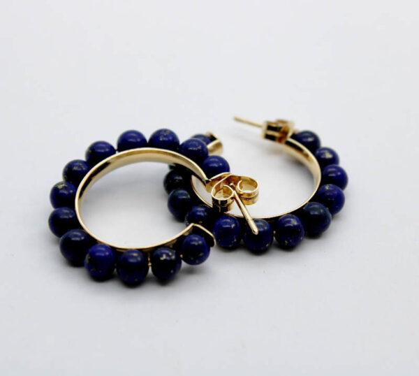 Pendientes de Oro Argollas - Imagen 2