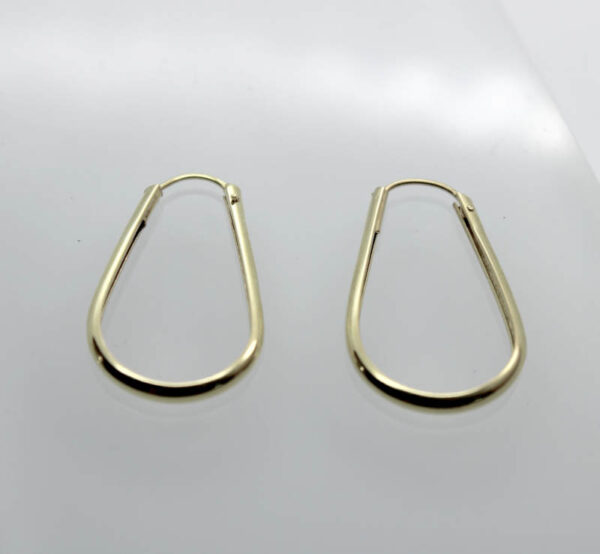 Pendientes de Oro Argollas - Imagen 2