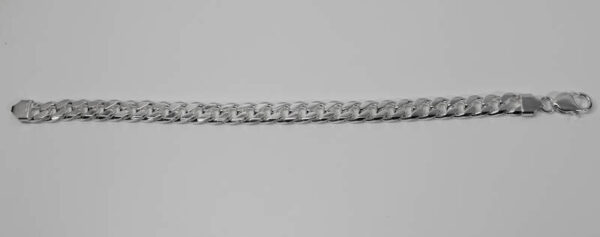 Pulsera  Barbada maciza Plata ley 925 - Imagen 3