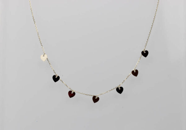 Gargantilla de Corazones en Oro 18k - Imagen 4