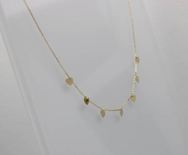 Gargantilla de Corazones en Oro 18k - Imagen 3