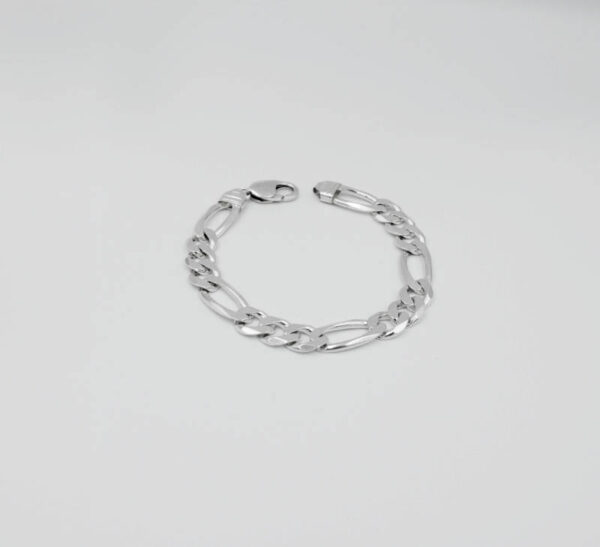 Pulsera Fígaro en Plata Ley 925
