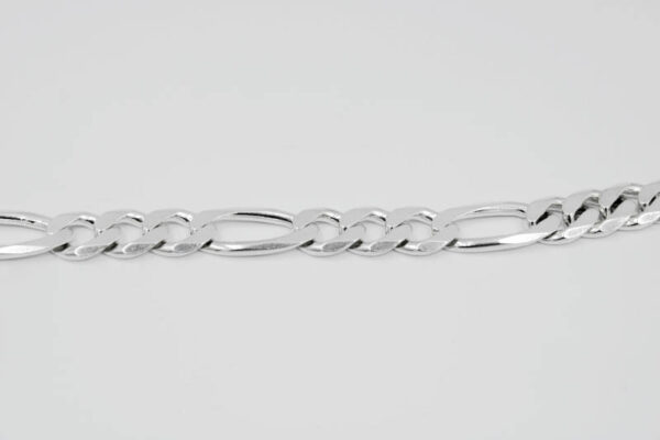 Pulsera Fígaro en Plata Ley 925 - Imagen 3