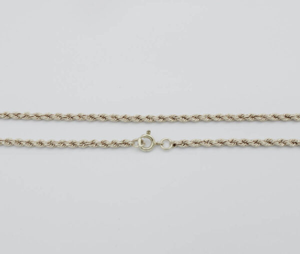 Cordón de Oro 18k de 2mm y 50 cm largo - Imagen 2