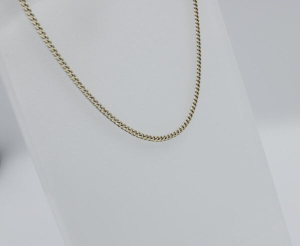 Cadena Barbada en Oro18K . 50 cm - Imagen 4