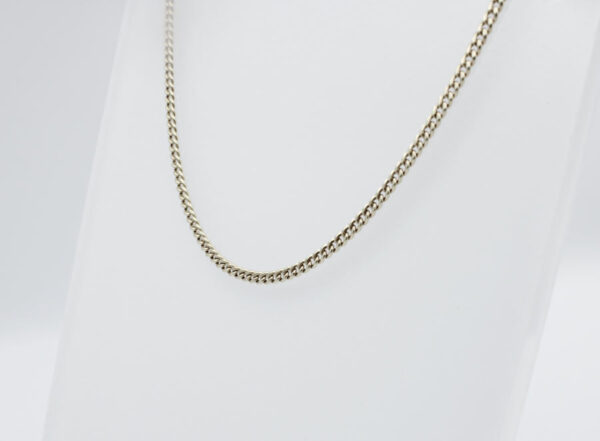 Cadena Barbada en Oro18K . 50 cm - Imagen 3