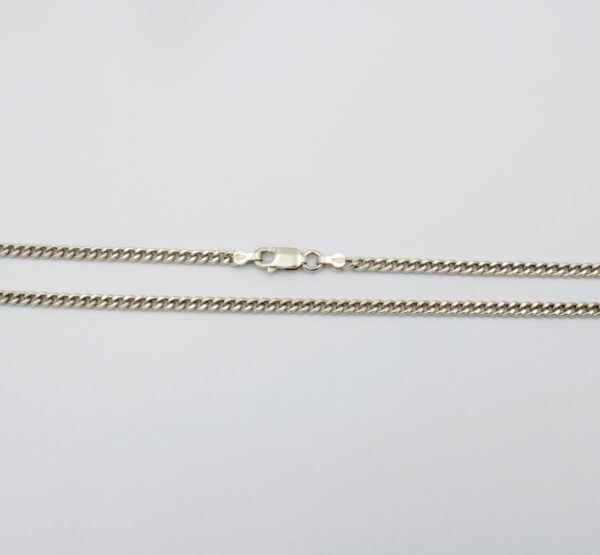 Cadena Barbada en Oro18K . 50 cm - Imagen 2