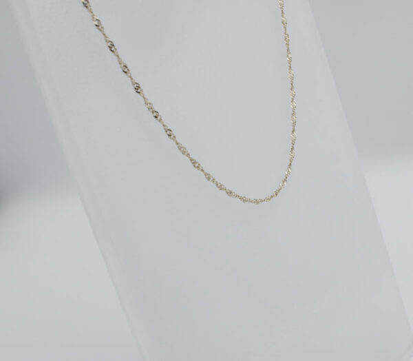Cadena Singapur en Oro 18K. 45 cm - Imagen 3