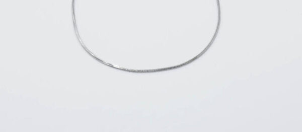 Cadena Serpiente en Oro Blanco 18 k. 40cm