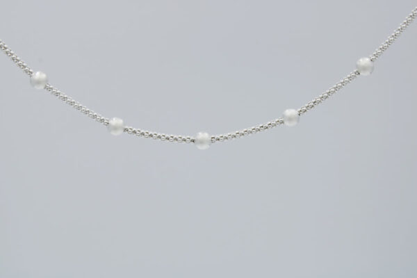 Cadena de Plata de Ley 45 cm - Imagen 2