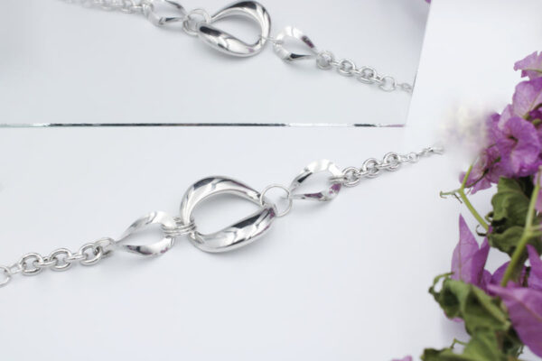 Pulsera eslabones en Plata ley 925
