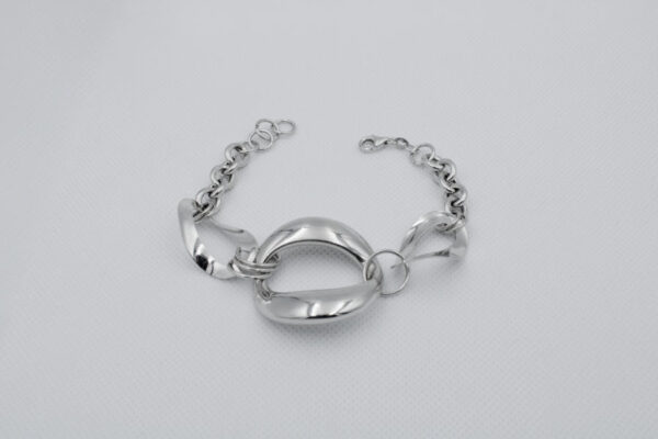 Pulsera eslabones en Plata ley 925 - Imagen 2