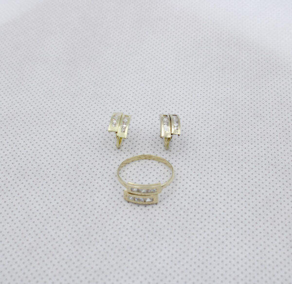 Juego Comunión con Circonitas en Oro 18k - Imagen 6