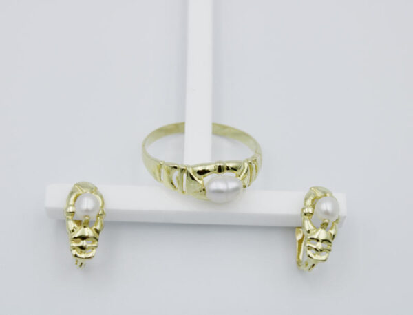 Juego Comunión  Perlas cultivadas en Oro 18 k - Imagen 3