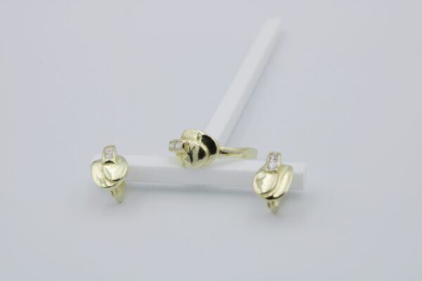 Juego Comunión en Oro 18k y Circonitas - Imagen 4