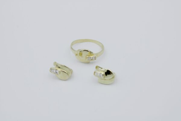 Juego Comunión en Oro 18k y Circonitas - Imagen 3