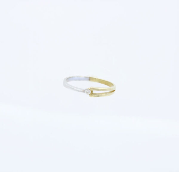 Sortija de Oro Brillante - Imagen 4