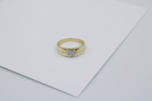Sortija Oro 18k y Piedras Circonitas