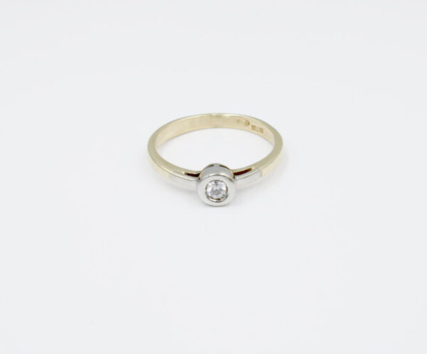Anillo de Compromiso en Circonita Oro 18k - Imagen 5
