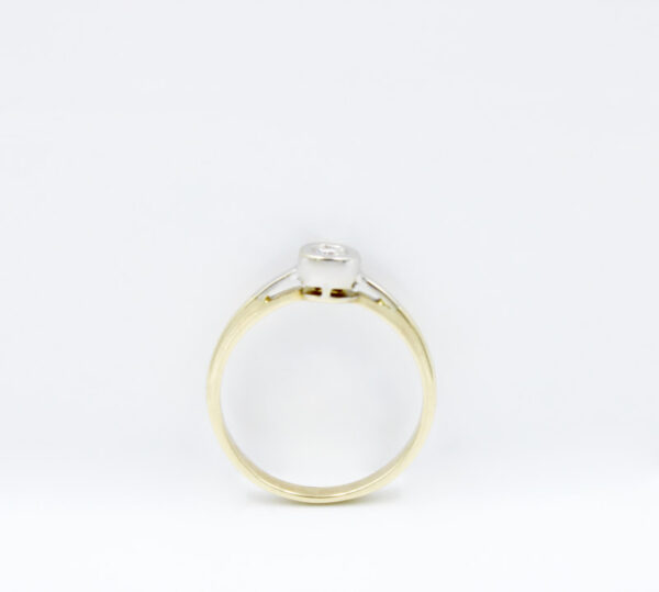 Anillo de Compromiso en Circonita Oro 18k - Imagen 2