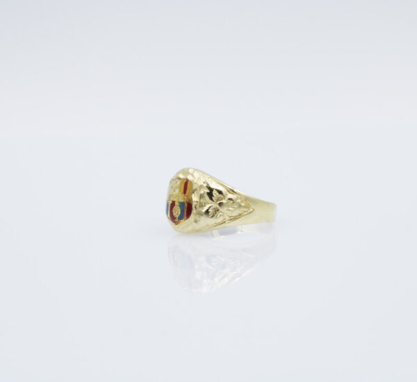 Sello de F.C. Barcelona en Oro 18k mujer.Niño - Imagen 4