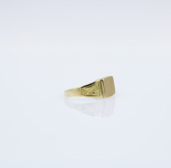 Sortija Sello de Oro Niño - Imagen 2