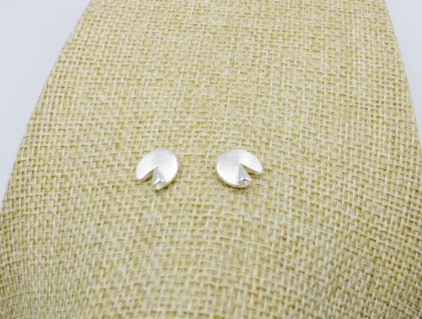 Pendientes  Vidal & Vidal Q3332 de presión Plateados - Imagen 4