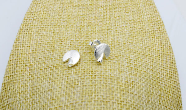 Pendientes  Vidal & Vidal Q3332 de presión Plateados - Imagen 3
