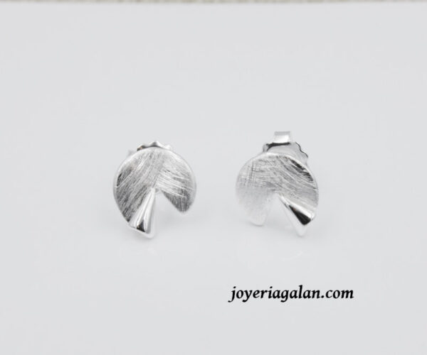 Pendientes Vidal & Vidal Q3332 de presión Plateados