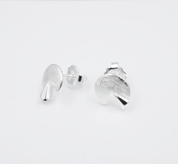 Pendientes  Vidal & Vidal Q3332 de presión Plateados - Imagen 2